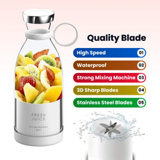Portable Juicer Mixer Blender With USB Charging