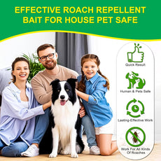 Natural Eco-Friendly Cockroach Killer Gel Trap (Pack of 24 Tablets)