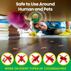 Natural Eco-Friendly Cockroach Killer Gel Trap (Pack of 24 Tablets)